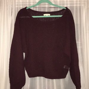 Chenille sweater